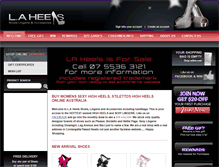 Tablet Screenshot of laheels.com.au